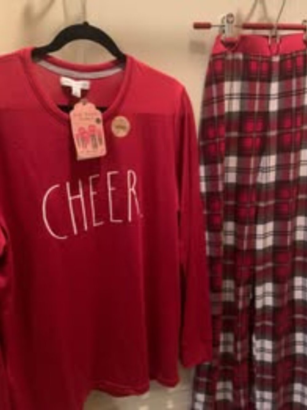 Rae Dunn Men’s Cheer PJ’s - Size L - Great Father's Day Gift!